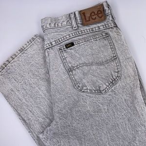 Lee vintage light wash gray Jean size W36 L30
